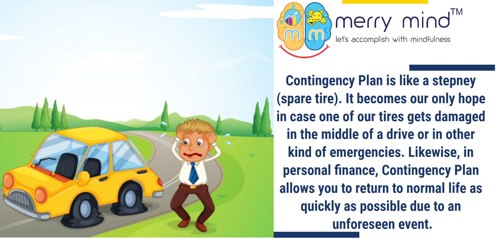 Contingency Plan is the foundation of your Financial Plan