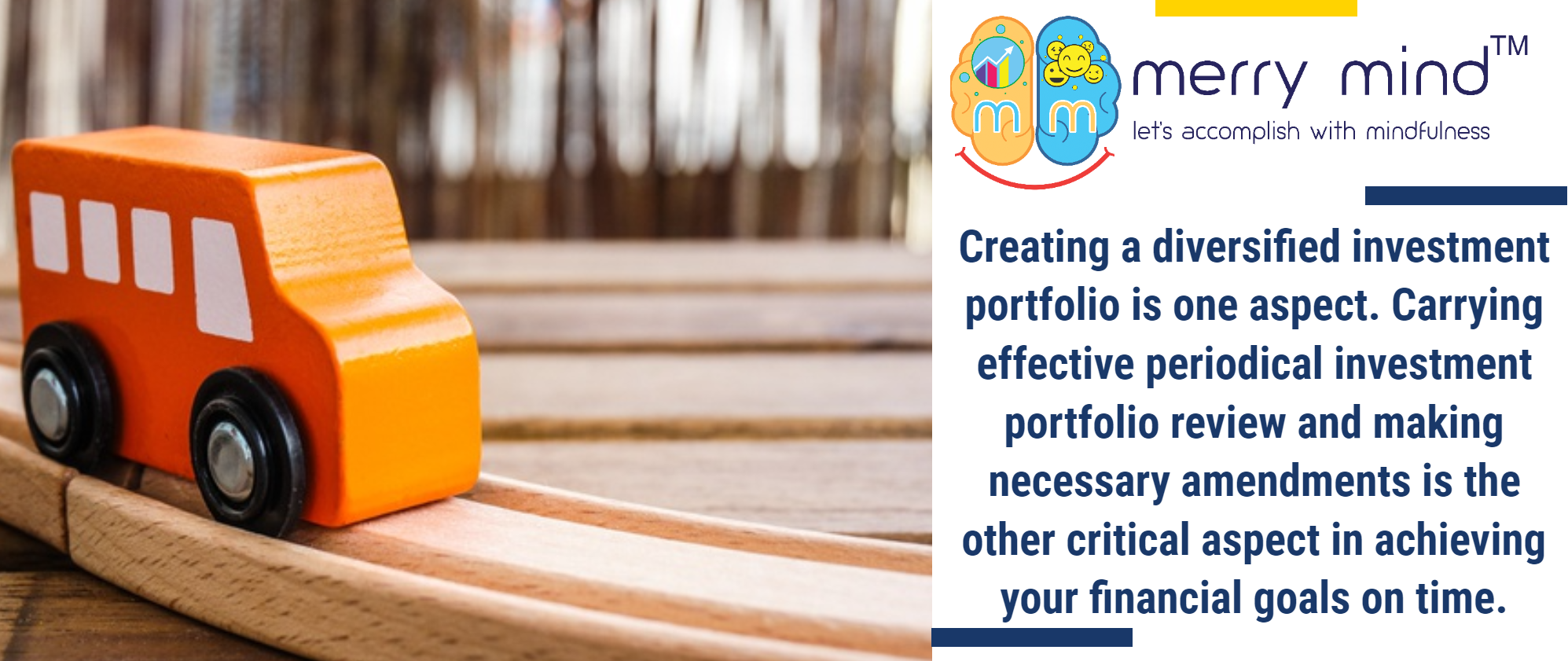 Investment portfolio review ensures that your investments are aligned to your financial goals